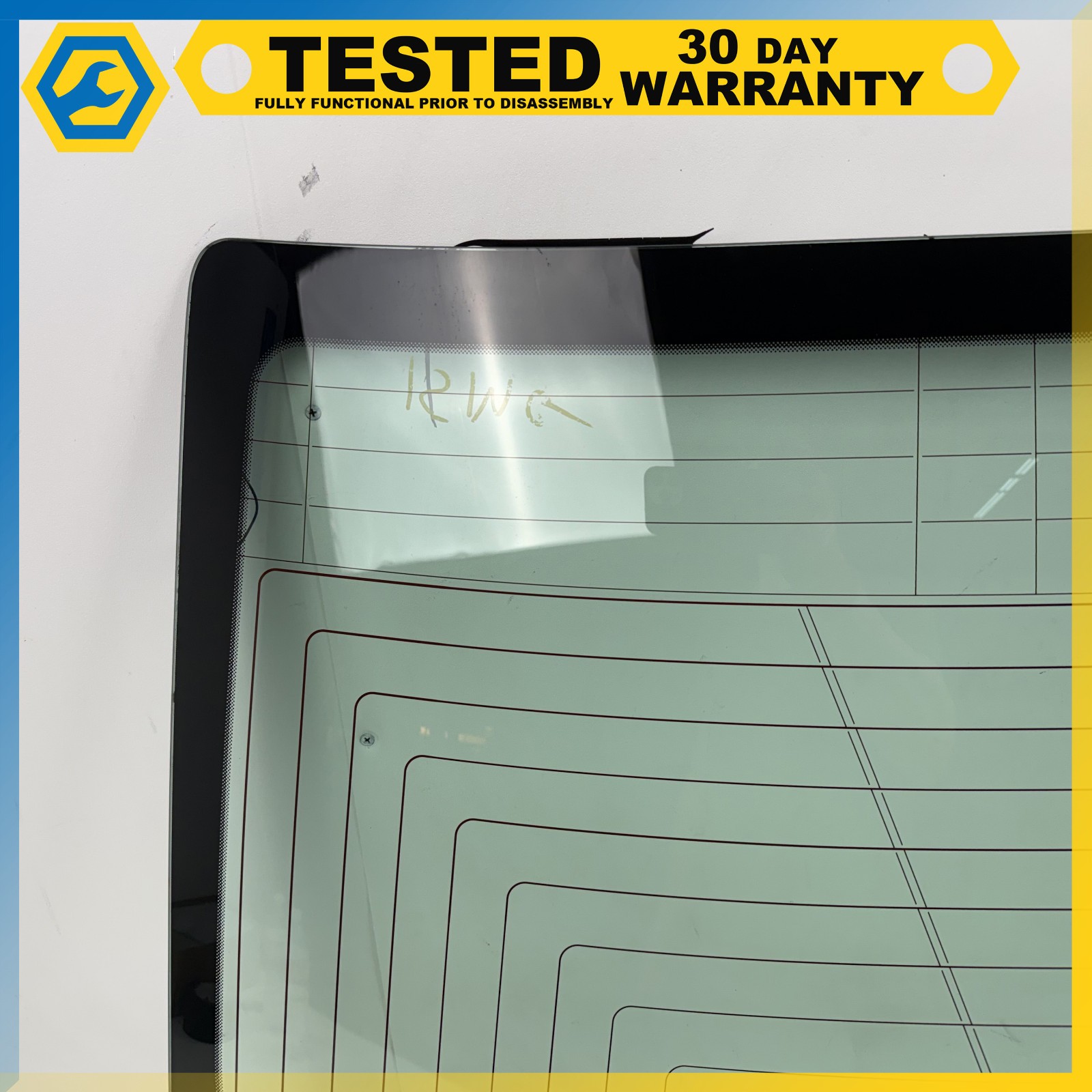 14-17 MASERATI GHIBLI REAR WINSHIELD WINDOW BACK GLASS OEM