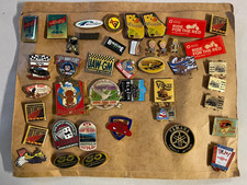 Lot of 42 Vintage Motorcycle Rally Pins - Har...