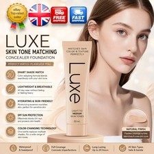 Luxe Color Changing Foundation - Instantly Adapt to Your Skin Tone - Medium 30ml