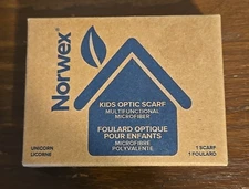 NIB Norwex Optic Scraf Purple UNICORN kids Mocrofiber Cleaning Cloth