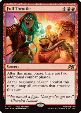 Magic MTG - Full Throttle - Aetherdrift - MINT/NMINT - EN