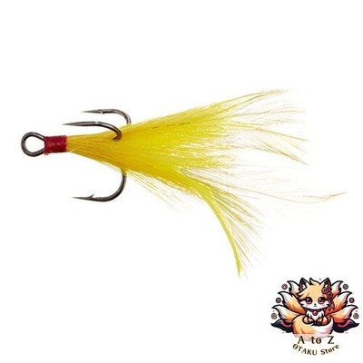 NEU Deps Triple Hook Federhaken Größe 2 gelb