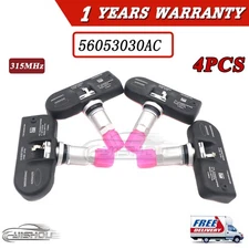 4Pcs TPMS Tire Air Pressure Sensor 56053030AC 56053030AB For Chrysler Dodge Jeep