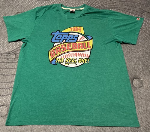 Grünes Topps Baseball 1984 T-Shirt XXL