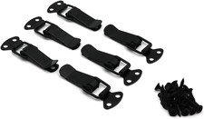 6Pack Black Spring Loaded Toggle Latch for Cabinet, Wooden Case, Box, Chest  St