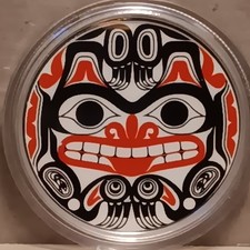 2020 Canadian $20.00 Fine Silver Coin Haida Grizzly Bear