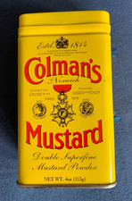 Colmans English Mustard Tin - Empty - 113g