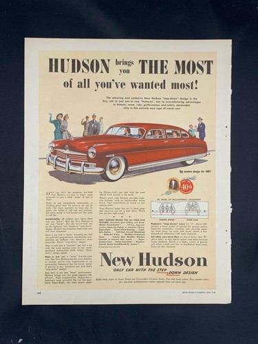 Pubblicità rivista* - 1949 - Hudson - (#2)