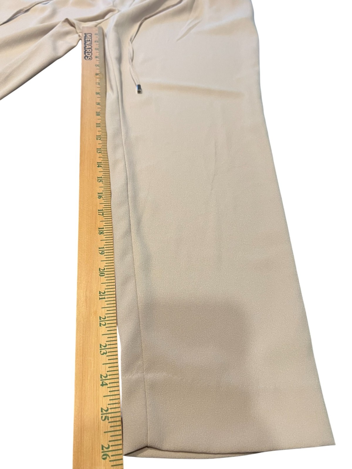 Zara Basic Collection Beige Drawstring Pants Wome… - image 8