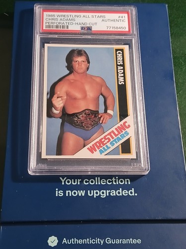 1985 Wrestling All Stars Chris Adams #41 card