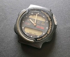 Vintage Lcd Digital Watch Casio AW-70 Running Trainer