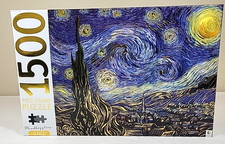 STARRY NIGHT Puzzle by Van Gogh 1500 Piece Puzzle 12 Mindbogglers Puzzle