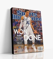 Duke Autograph SI Canvas - Tyus Jones - Won. Done.