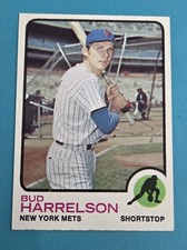 1973 Topps #223 Bud Harrelson New York Mets BASEBALL Card 3E