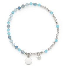 Leonardo Jewelry Women's Bracelet Amita You & Me Ciao Light Blue 026299