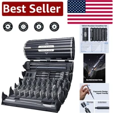 All-in-One 128 Precision Screwdriver Set with Magnetic Storage for Easy Repairs