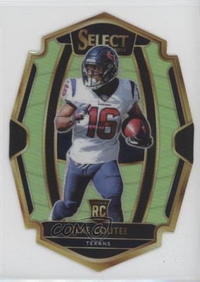 2018 Select Premier Level Neon Green Prizm 45/49 Keke Coutee #160 Rookie RC x5u