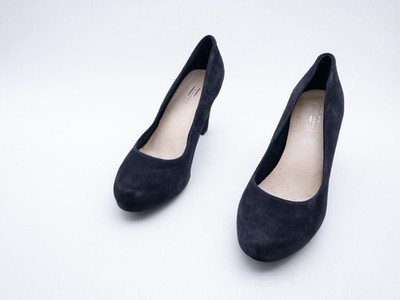 5th Avenue Damen Pumps High Heels Elegant Leder blau Gr. 38 EU Art. 33103-30