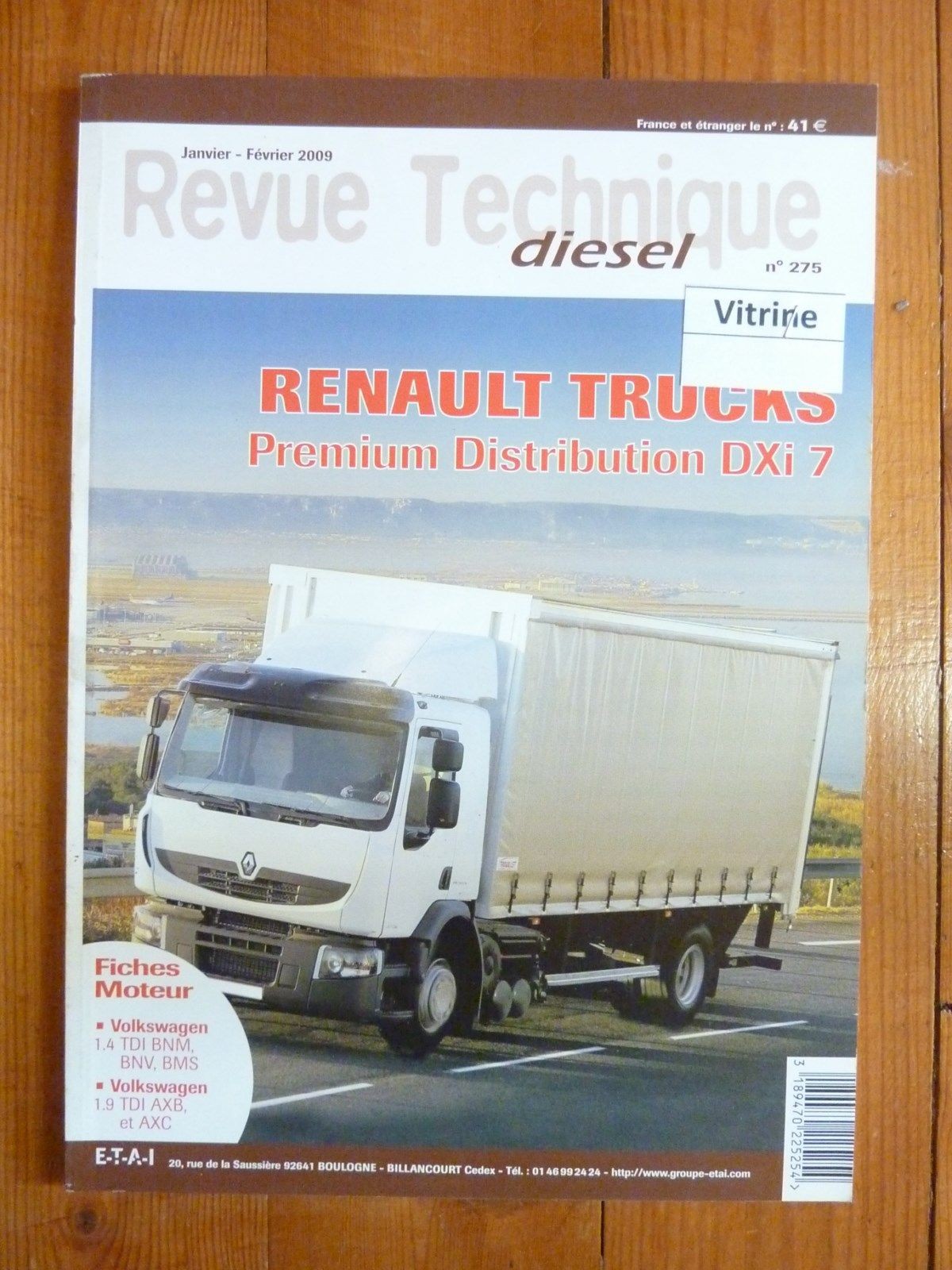 Revue Technique Premium Distrib DXi7 pour PL Renault - Manuel Neuf