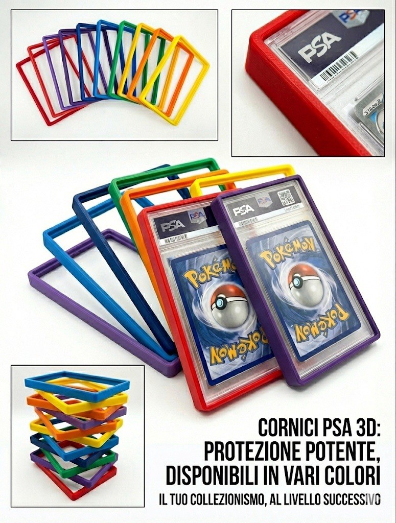 PSA BUMPER PROTEZIONE PER CARTE GRADATE - PSA - CARD POKEMON ONEPIECE MAGIC