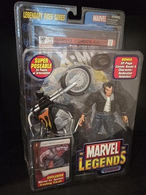 Marvel Legends Legendary Riders Wolverine Logan Motorcycle 2005 ToyBiz New MOC