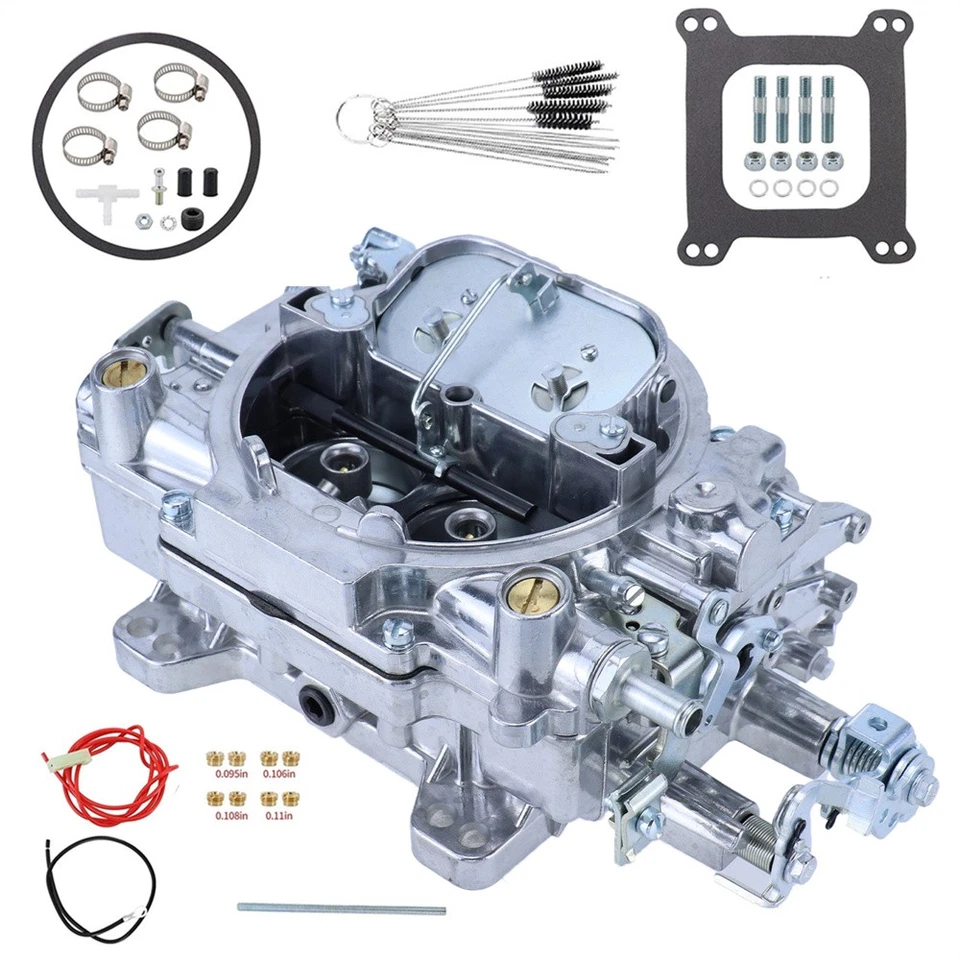 For Edelbrock 1405 Performer 600 CFM 4 Barrel Carburetor, Manual Choke For Chevy - Изображение 4 из 4