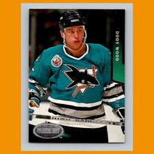Dody Wood Rookie #186 1993-94 Parkhurst San Jose Sharks Hockey Card NHL