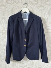 BNWOT GANT ladies Cotton Navy Blue Military Blazer Size UK 12/14