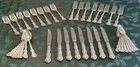 Sterling Silver Gorham Strasbourg --- 5 Place Settings --- 40 piece flatware set