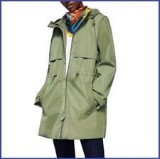 Mango MNG Olive Green Trench Coat | Jacket XS