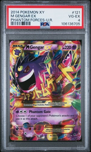 M Gengar-EX graded PSA 4 for sale on eBay