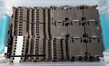 Lot of 80 Allen Bradley 1492-HM1 Brown Terminal Blocks BN