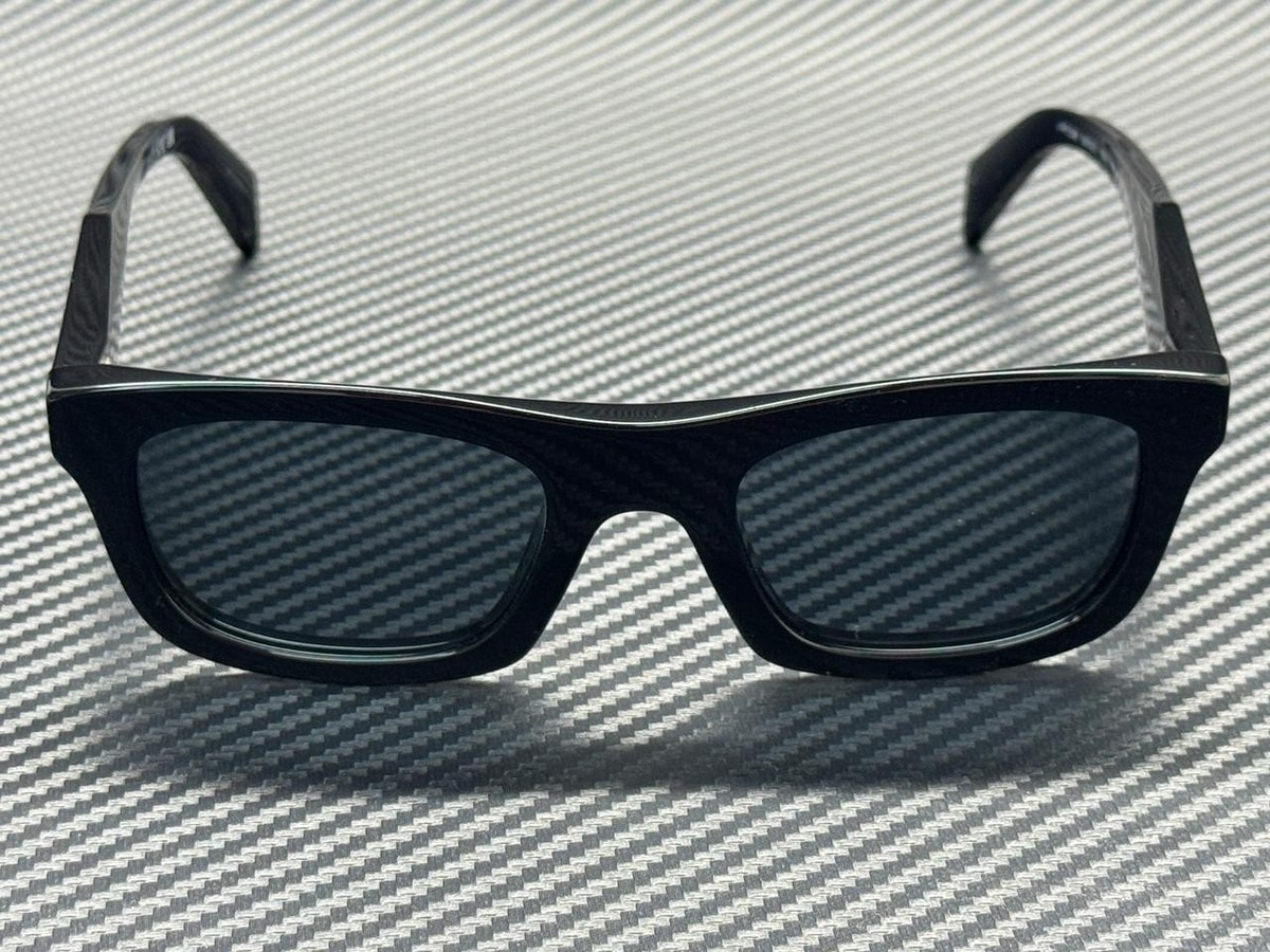 PRADA PR C06S 16K70B Black Dark Grey Women's 50 mm Sunglasses | eBay