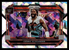 Cedric Alexander 2023 Panini Prizm WWE Silver Cracked Ice #98 
