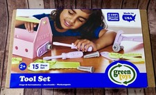 Green Toys 15 Piece PINK Children  s / Kids Tool Set - NEW 