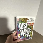 Just Dance 4 (Nintendo Wii, 2012) Ubisoft w/ Manual, Case & Disc:UNTESTED