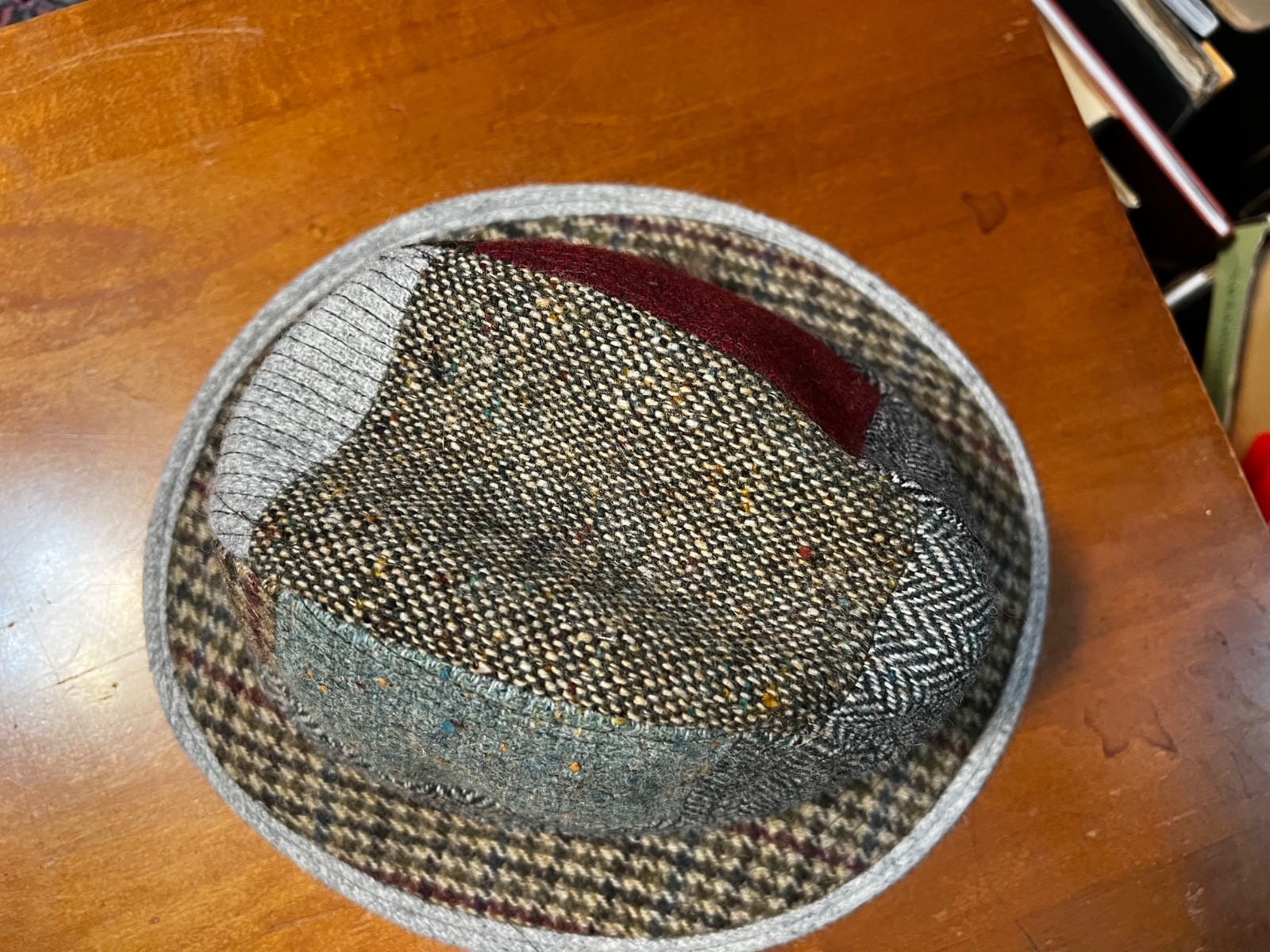 Jonathan Richard Patchwork Walking Hat  100%  Woo… - image 7