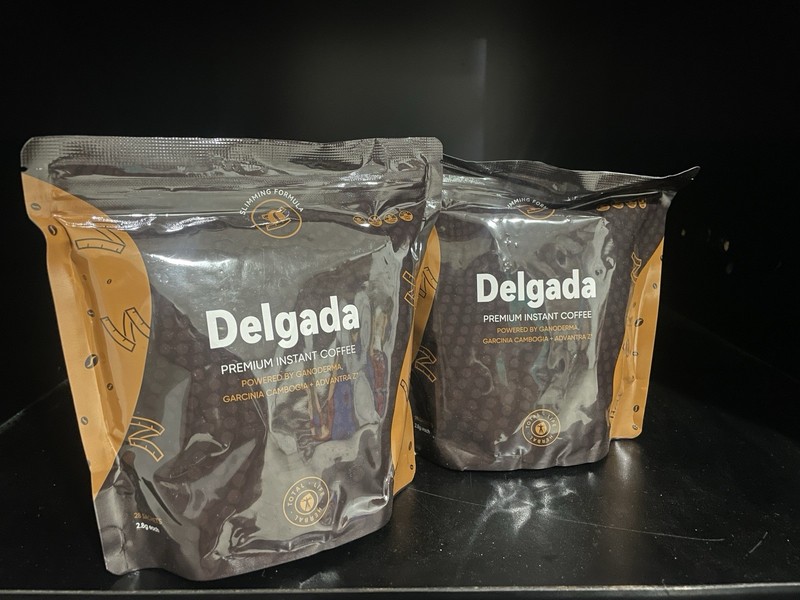 Delgada Instant Coffee-12 Packs of 28 Sachets - Expired 07/20/2026