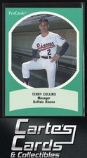 Terry Collins 1990 ProCards Triple A All-Stars #AAA36 Buffalo Bisons Manager