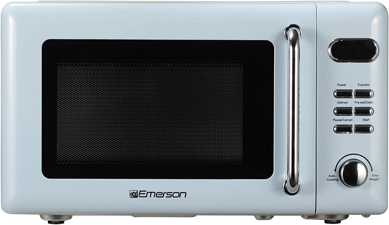 0.7 Cu Ft 700W Thunderbird Blue Retro Countertop Microwave Oven MWR7020BL