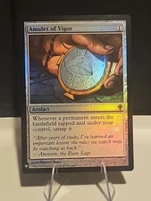Magic The Gathering Worldwake Amulet of Vigor #121/145 Foil MTG TCG CCG