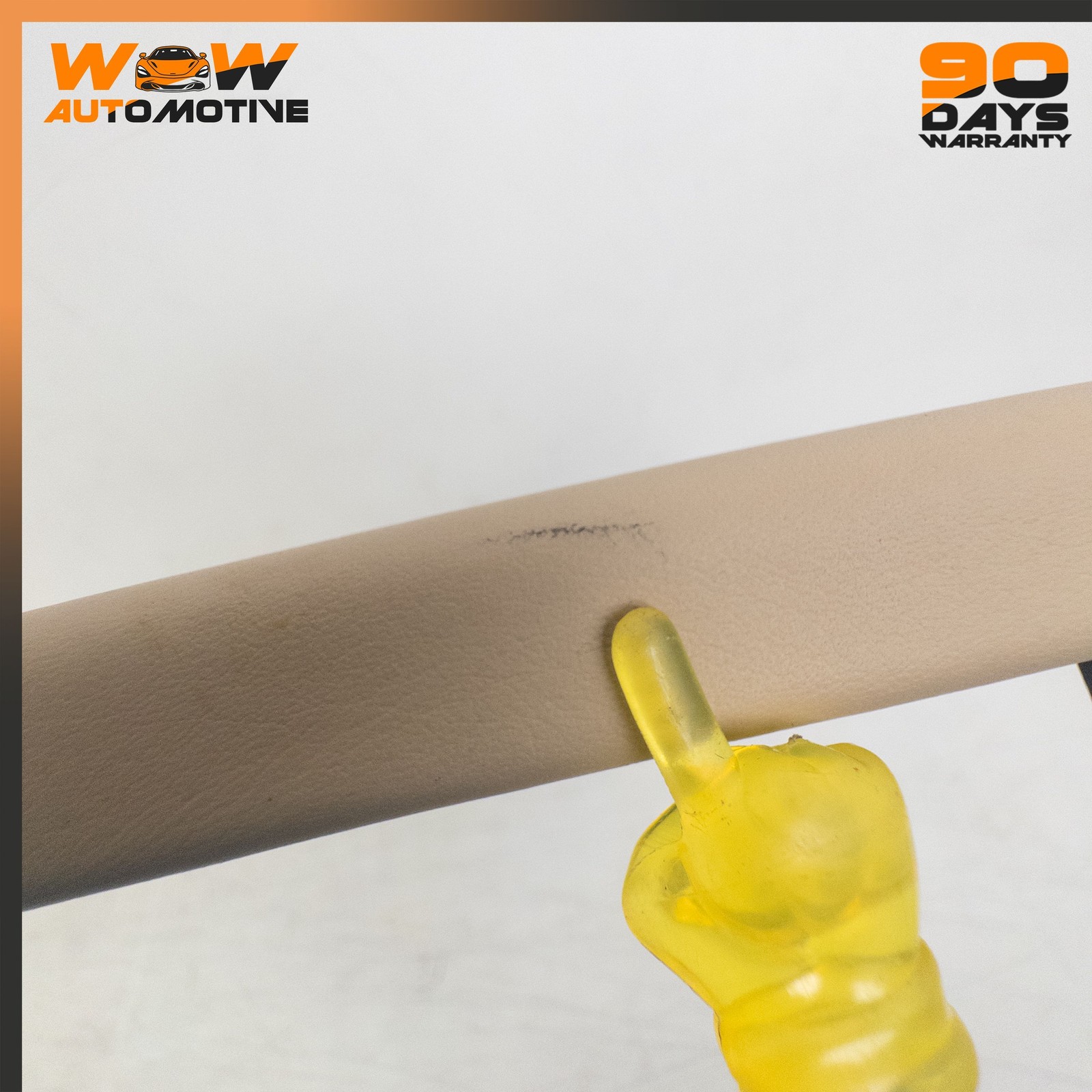 06-16 ASTON MARTIN V8 VANTAGE DASH GLOVE BOX BEZEL TRIM COVER PANEL BEIGE OEM