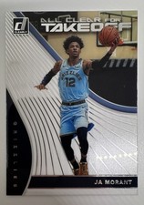 2019-20 Clearly Donruss #10 All Clear for Takeoff Ja Morant RC Memphis Grizzlies