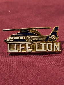 Penn State Life Lion Life Flight Helicopter Pin Paramedic Airbus Ambulance