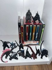 Godzilla movie and Gashapon collection