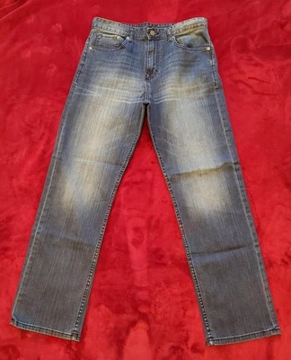 CALVIN KLEIN MENS BLUE JEANS-RELAXED STRAIGHT FIT-SIZE 33 x 30