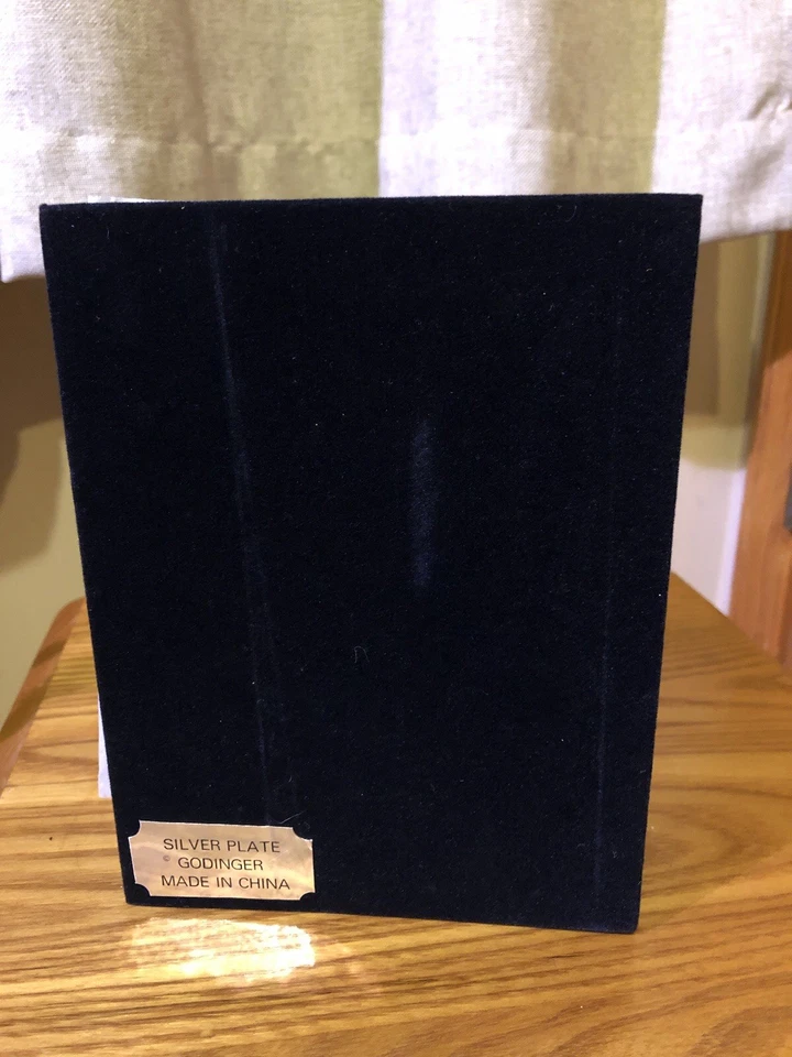 Álbum de fotos Godinger -NUEVO - 1991 vintage plateado rosa contiene 100 fotos 4x6 Foto 3 de 4