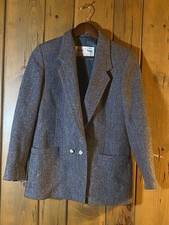 VTG Harris Tweed Sport Coat Blazer Pure Scottish Wool