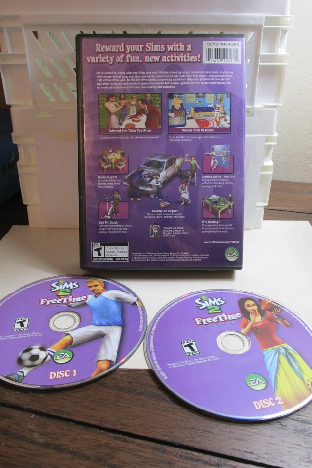 The Sims 2 FreeTime Expansion Pack  Game Free Shipping - Image 3 of 3