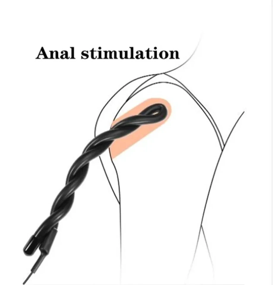 Controle remoto masculino elétrico pênis-maca-bola-escroto-anel-atraso-ejaculação - Imagem 3 de 4